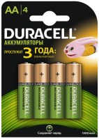 Купить аккумулятор / батарейка Duracell 4xAA 1300 mAh  по цене от 297 грн.