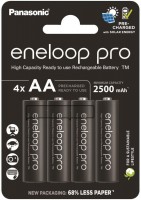 Купить аккумулятор / батарейка Panasonic Eneloop Pro 4xAA 2500 mAh: цена от 850 грн.